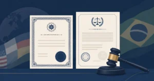 Sentença de divórcio estrangeira e documentos para homologação no STJ